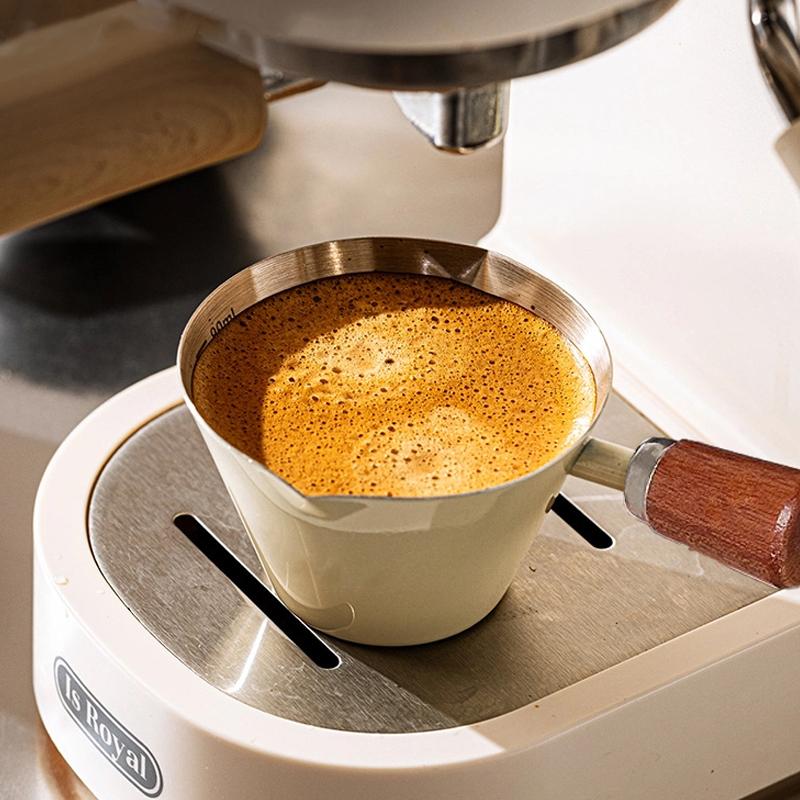 Espresso Measuring Cup, Small Espresso Shot Cups With Handle, Mini Coffee Bar Accessorie With V-shaped Spout