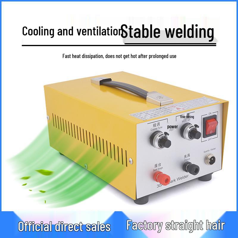 30A Portable Handheld Jewelry Spot Welder for Small Rings and Manual Pulse Welding