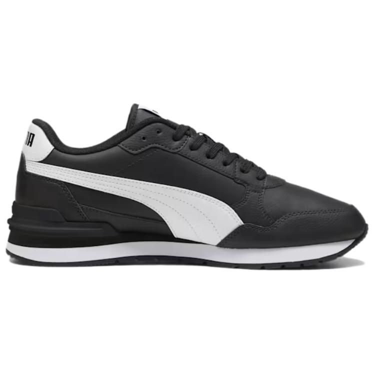 Puma ST Runner v4 Kožené Černé Bílé Unisex Tenisky 399068-01