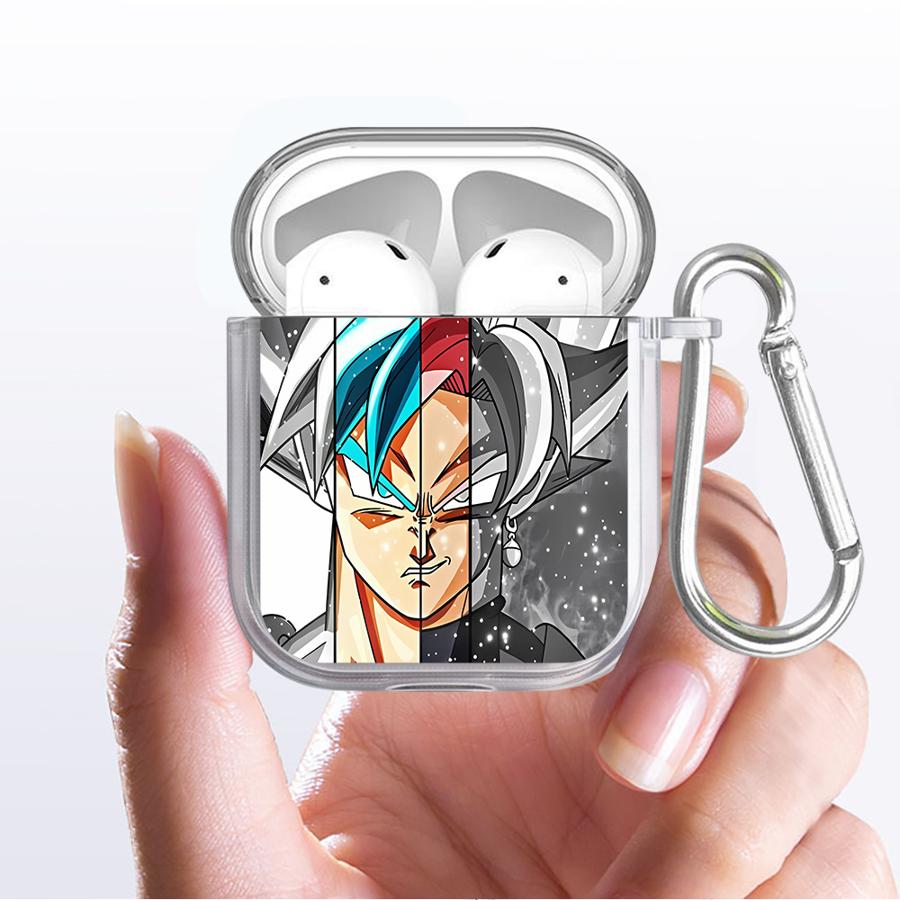 D-Dragons Balls Goku Huse transparente pentru căști Husa pentru Airpods 4 3 Pro2 1 Pro 2 Pro3