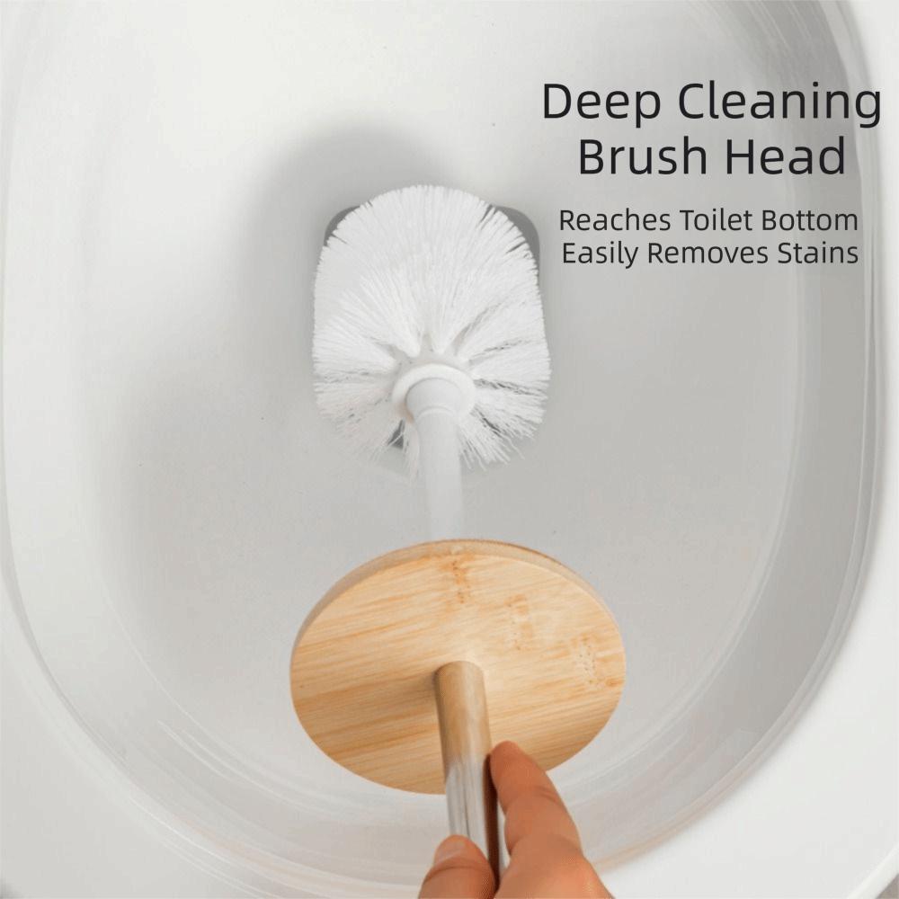 Stehende Basis Toilettenbürsten-Set Anti-Tropf Toilettenrand-Reinigerbürste Toilettenreinigung