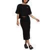 New Nike Sportswear As W Nsw Rib Jrsy Skirt Black DV7957-010