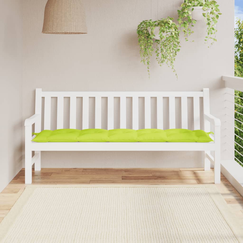 Garden Bench Cushion Light Green 180x50x7 Cm Oxford Fabric