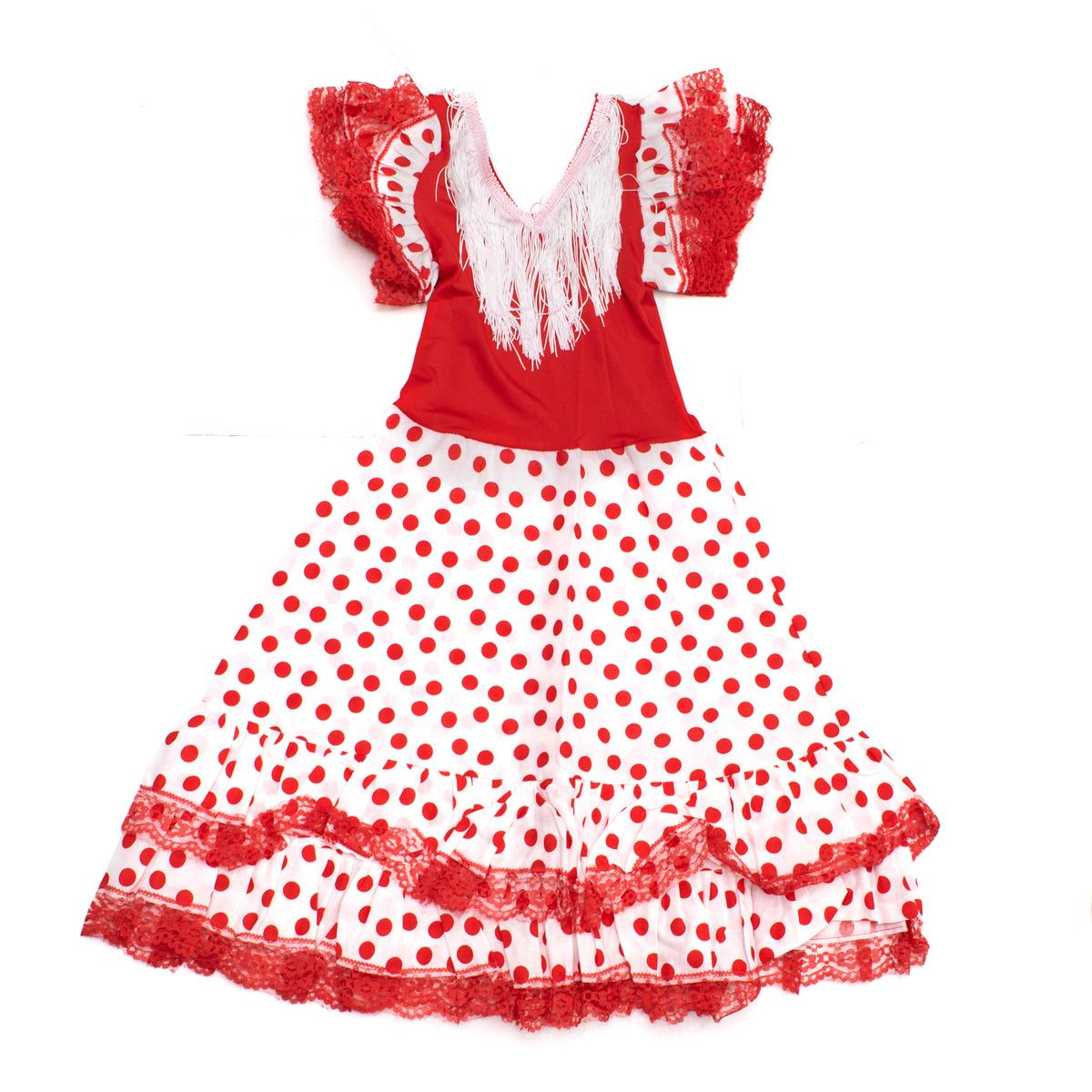 Dodatek FLAMENCO VSRBLANCLRO10. DRESS, Kolor . Dziecko. red