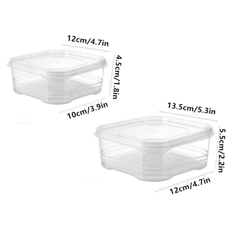 350/650 ml Eiscreme-Aufbewahrungsbehälter Wiederverwendbare Eiscremebox Behälter Form mit Deckel Küche Kühlschrank Aufbewahrung Zuhause