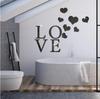 Acrylic LOVE Letter Mirror Sticker Bedroom Living Room Decorative Wall Stickers