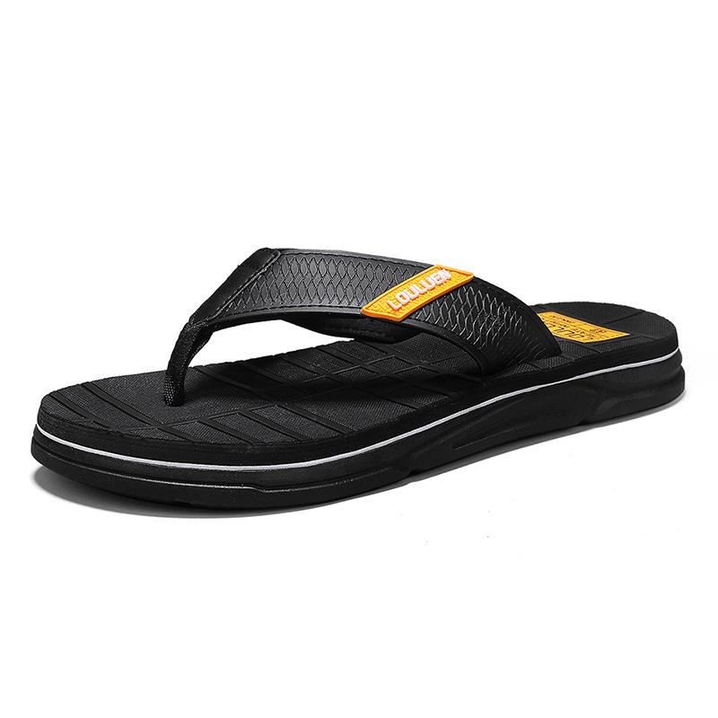 

Flip-flops men s new summer non-slip and wear-resistant foot pinch thick-soled casual outer wear trendy men s beach cool slippers 39