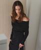 FOLNUA Lien Off Shoulder Knit (2Color)