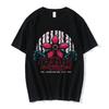 Game Over Demogorgon lässt dich Mannblume essen T-Shirt für Herren Damen Freizeitmode Retro Reines Baumwoll Kurzarm-T-Shirt