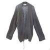 Mila Owen Long Sleeve Knit Cardigan F Gray Women Used