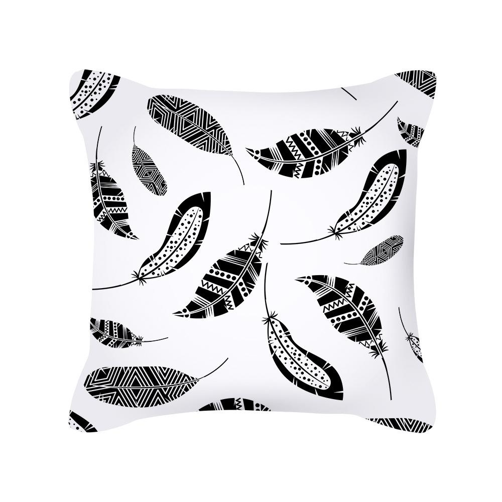 Home Cushion Cover Sofa Throw Pillowcase Modern Geometric Abstract  Office