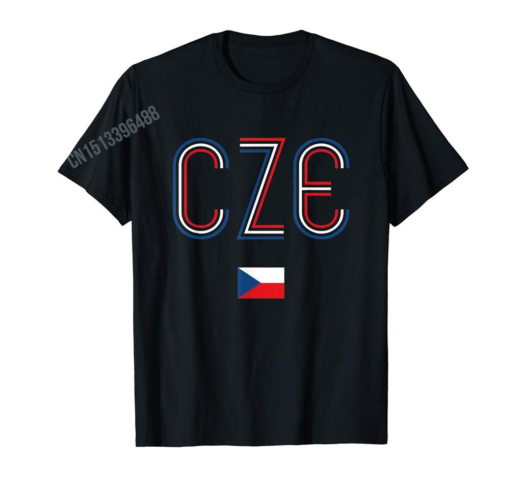 Men Women T Shirt More Design Czech Republic Lion Coat of Arms Graphic TShirt Map Tops 100 Cotton Tees