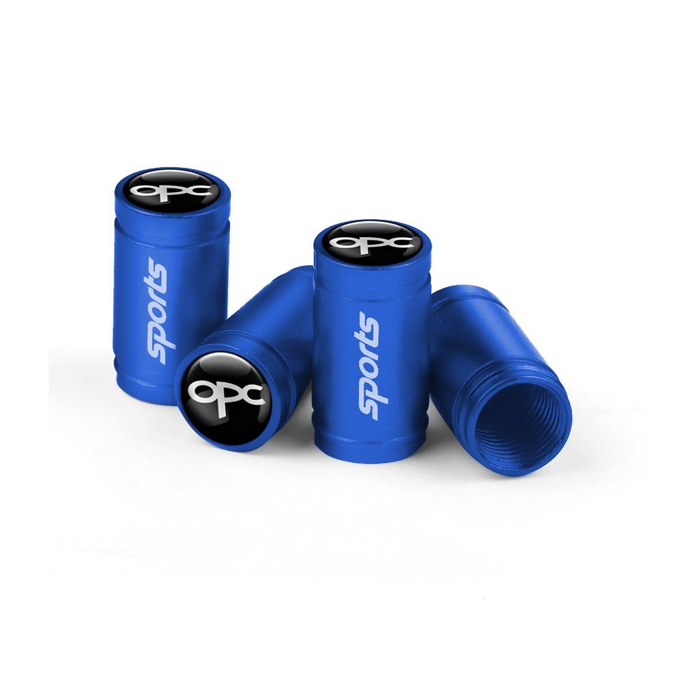 AAAYT1 4pcs Metal Badges Car Wheel Tire Valve Caps Covers Auto Accessories For Opel Mokka Corsa Meriva Zafira Astra J H G Car Valve Cap