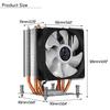 2200RPM 22dBA 4 Copper Heatpipe for Aurora Light Cooling Fan with RGB for Intel LGA 2011 CPU Cooler Heatsink Radiator New CPU Cooler