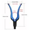 Universal Rod Holder Fishing Rod Gripper Rest Head Portable Rest Holder 3/8 Thread Brackets Head Fishing Tool Accessory