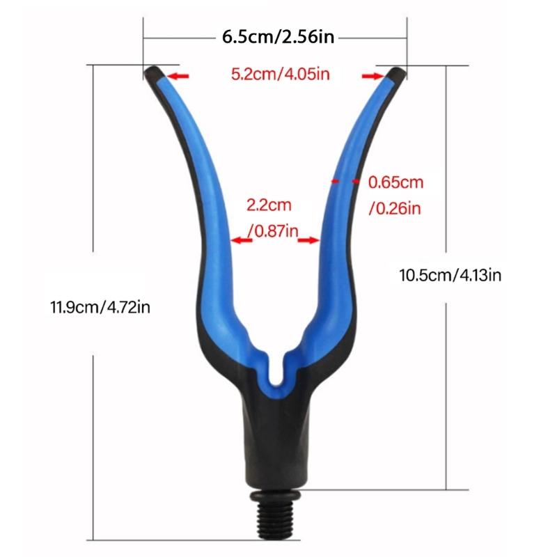 Universal Rod Holder Fishing Rod Gripper Rest Head Portable Rest Holder 3/8 Thread Brackets Head Fishing Tool Accessory