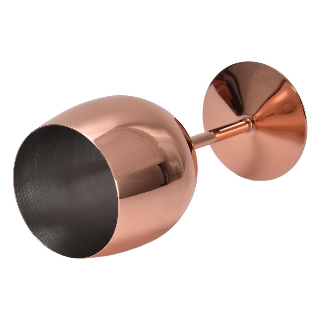 350ml Red Wine Glass Stainless Steel Goblet Titanize Cocktail Champagne Glass for Kitchen Party Bar