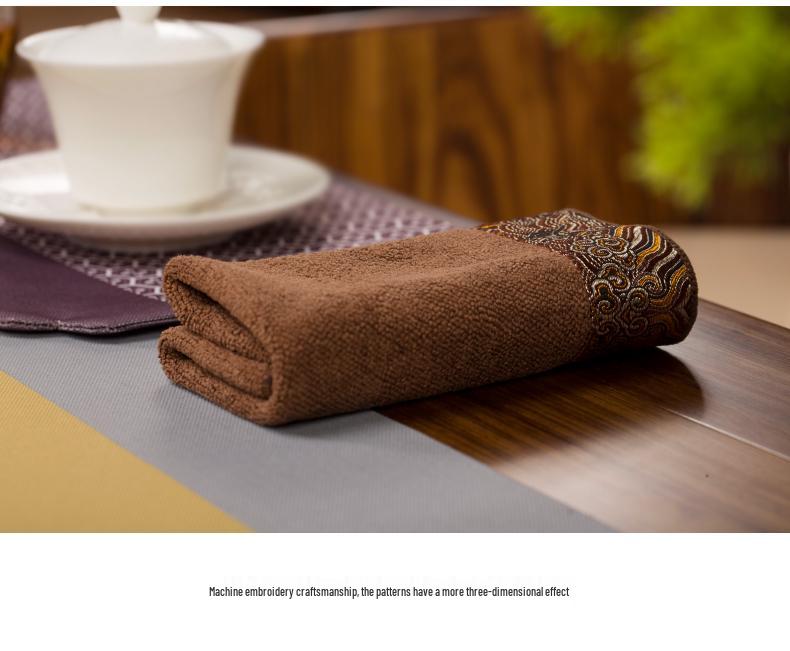 High-Grade Absorbent Tea Table Mat and Towel Set