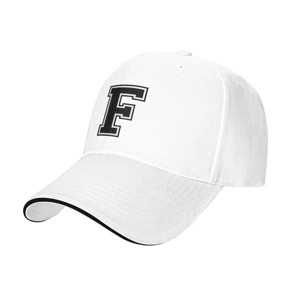 Capital Initial Letter Bone F Black Sport Baseball Caps  Mens  Personalized Female Beach Dad Hat Snapback Cap