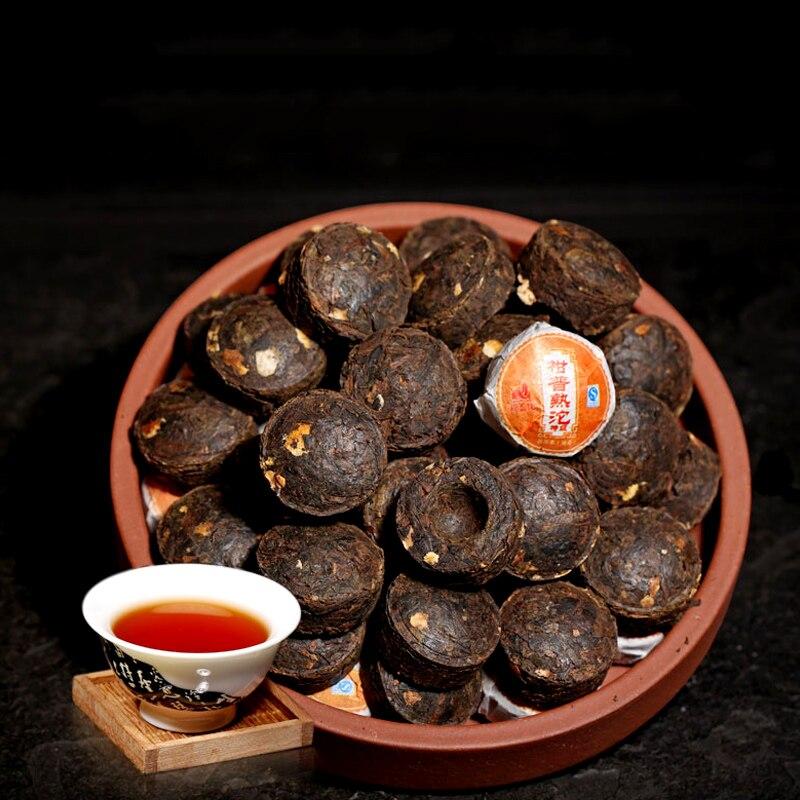 2019 Chinese XinHui "Chen Pi" Tangerine Peel Shu Puerh Tea Mini Tuo Cha Ripe Puerh Tea 500g