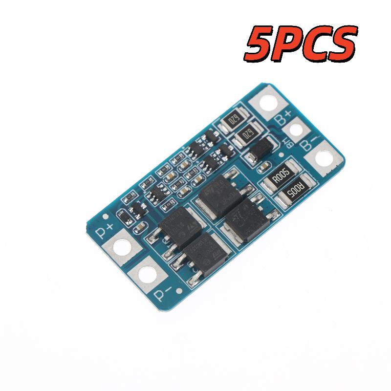 LiFePO4 2S 6.4V 7.4V BMS Board 10A Current Balancing Module for E Bike Packs DIY Power Banks Solar Storage Applications
