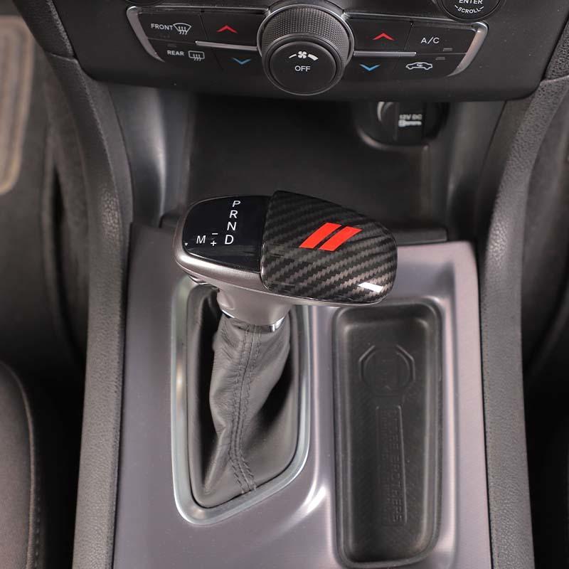 Car Gear Shift Panel Cover For Dodge Charger Gear Lever Protective Sticker For Dodge Challenger 2015 Up for Durango 2018 Up ABS Accessories