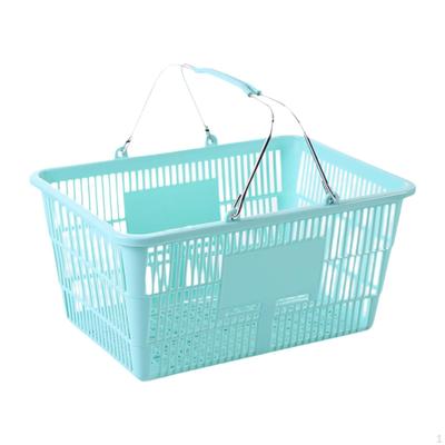 Shopping Basket Supermarket Organizer Portable Storage Grocery for Vegetables Closet Office
