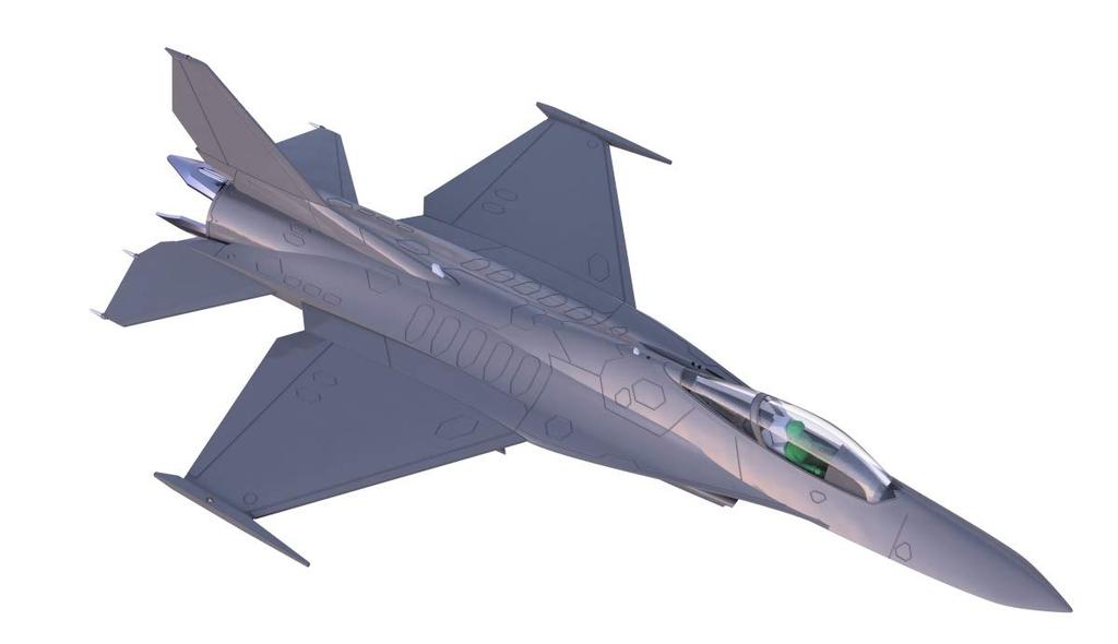 HMA Mobile Police Patlabor 2 the Movie F-16 Modified Knight Falcon 1/144 Scale Plastic Model