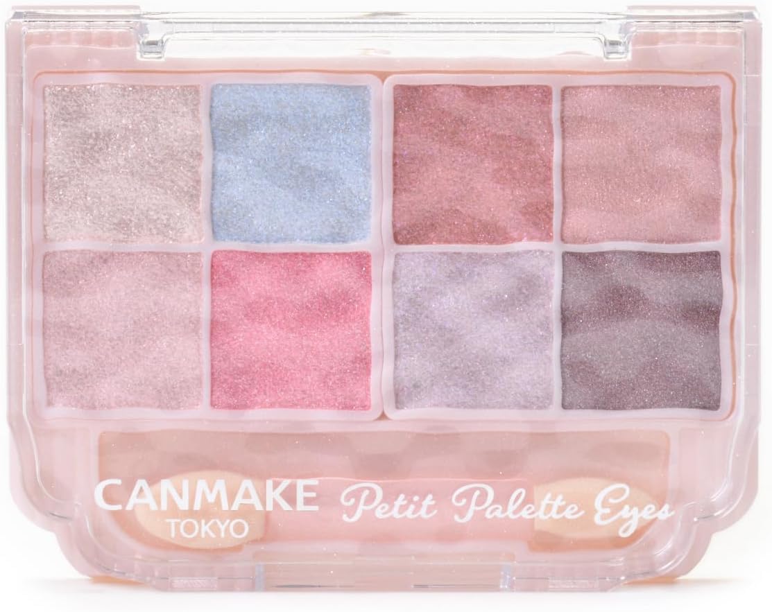 

Canmake Petit Palette Eyes S01 Aurora Candy Eyeshadow Glitter Palette with Translucent Tip (Sparkling Type)