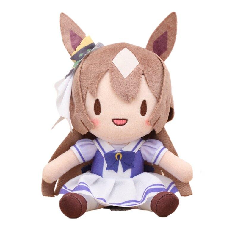 Genuine Uma Musume Pretty Derby Fuwa Petit Plush Dolls Kitasan Black Satono Diamond Manhattan Cafe Anime Fufu Toys For Gift