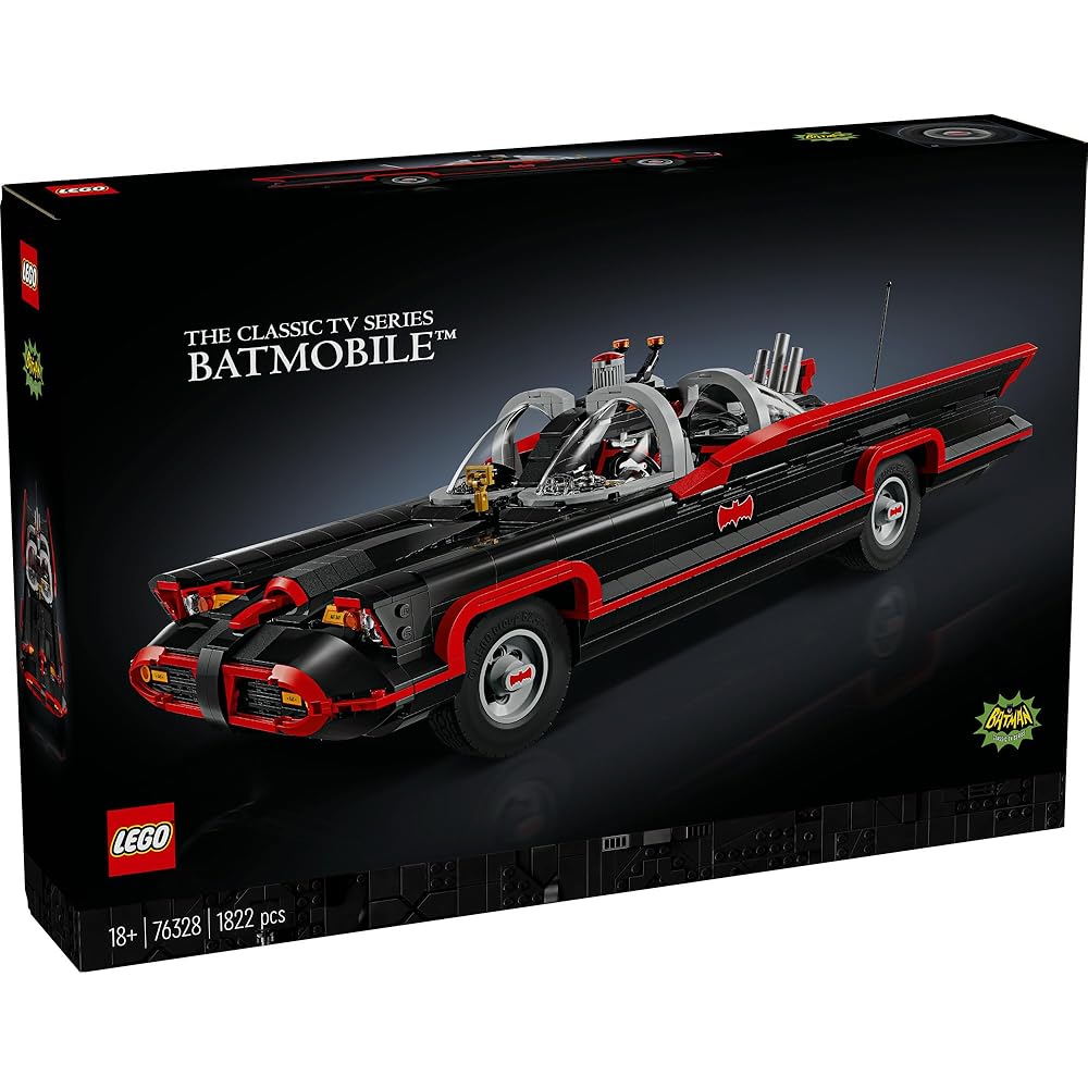 LEGO Batman TV Series Batmobile 1822 Pieces Super Heroes Building Toy for Kids and Adults