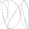 Barbed Wire Concertina Razor Wire Galvanized Steel 100 m