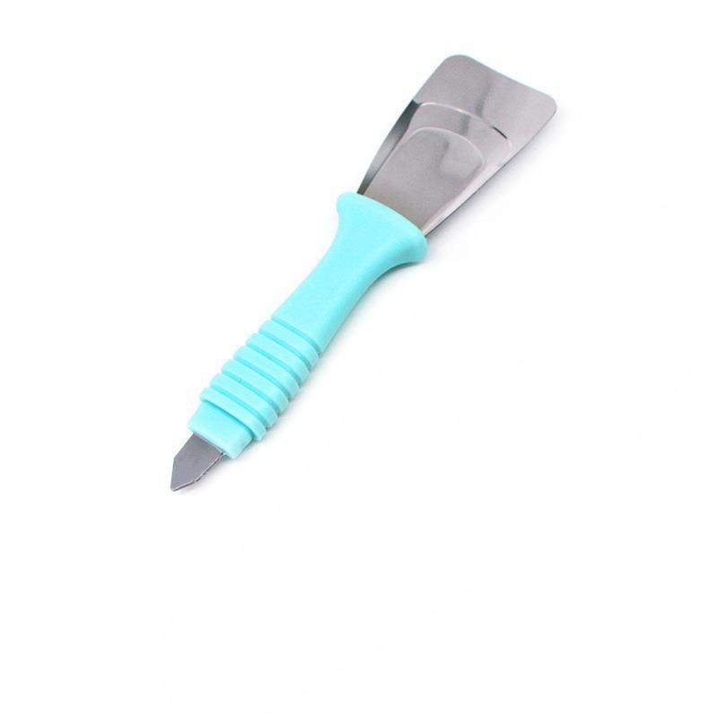 1Pc Kitchen Deicing Shovel Stainless Steel Deicer Cleaning Ice Cube Freezer Refrigerator Defrost Shovel Scraping Ice Shovel Tool