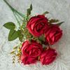 UV-resistant Simulation Roses Realistic Useful Good Visual Effect Artificial Rose