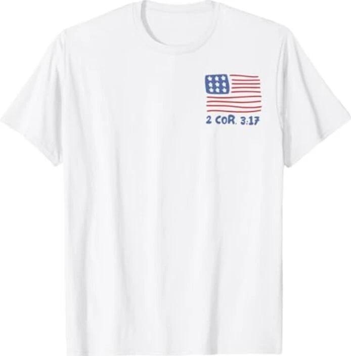 Where The Spirit Of The Lord Is (2 Sides) T-Shirt 4XL