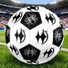 1PC Space Exploration Symbol Dark Spider Artwork Soccer Ball Size 5 Football Machine Sewn Indoor/Outdoor Universal Football Gift W81