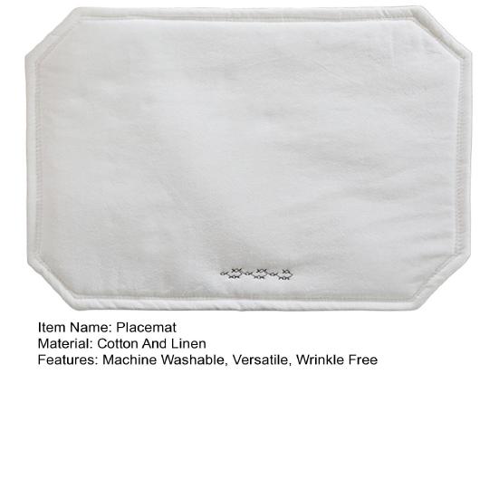 Rustic Placemat Heat Resistant Table Protector Mat Machine Washable Wrinkle Free Dining Placemat for Party Farmhouse Home