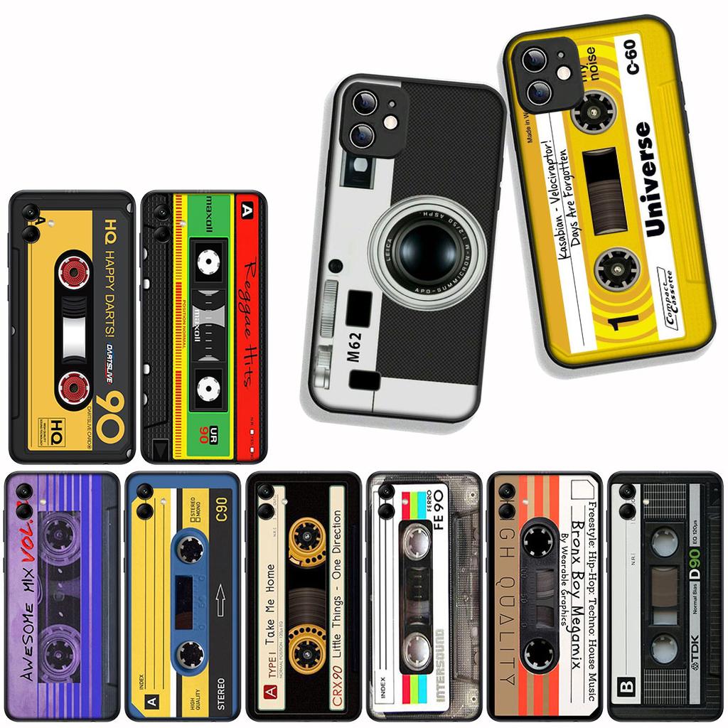 Hülle Cover für Apple iPhone 16 11 13 14 15 Pro Max 7 6 8 Plus SE2 SE3 + 16E SE 2022 Hülle Vintage Musikkassette Retro