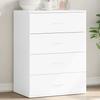VidaXL Buffet, Sideboard with Drawers, Storage Furniture Living Room Lounge Interior, Modern, White Wood 840527