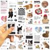 8 Styles of INS Cat Expression Meme Stickers Waterproof Diary Hand Account Stickers Gu Card Stickers DIY Decorative Stickers