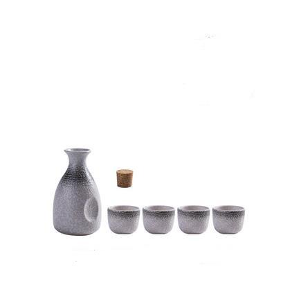 Japanese Style Sake Ceramic Wine Set Sake White Wine Jug small Cellar Home Jug Water Cup Set Drinkware