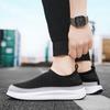 2025 New Men's Shoes Breathable Mesh Canvas Shoes Fashion Elastic Socks Running Shoes Comfortable Sneakers Men's Casual Loafers