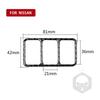 For Nissan 370Z Z34 2009-2024 Car Accessories Carbon Fiber Gear Shift Headlight Button Panel Cover Trim Sticker Modification