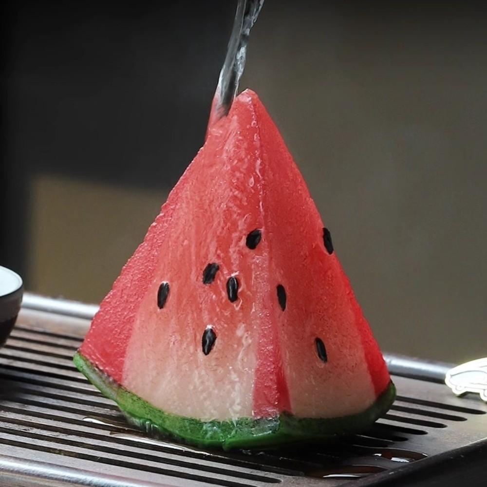 Temperaturabhängige Farbwechselnde Teetier Harz Kreative Teetischdekoration Fruchtform Chinesischer Stil Tee-Set Zubehör