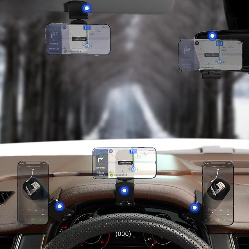 "Sumitap Magnetic Mini HUD Car Phone Holder – Silent, Dedicated Dashboard Mount"