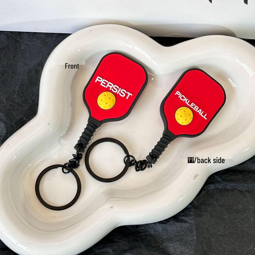 Miu Series Dumbbell Plate Keychain: Trendy Fitness Accessory & Sports Jewelry Gift