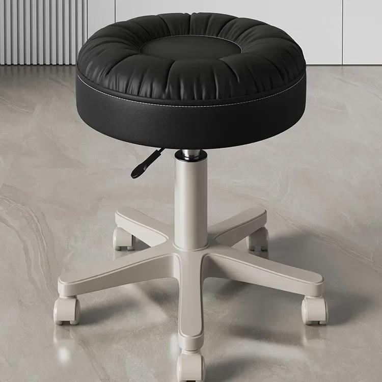 Taburete de Maquillaje, Lujo Ligero de Gama Alta para Dormitorio Femenino, Taburete de Tocador de Estilo Nuevo, Silla Pequeña Moderna y Sencilla para Salón de Uñas