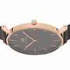 Daniel Wellington Women's and Men's Petit Ashfield 36mm Quartz Black Watch DW00100307