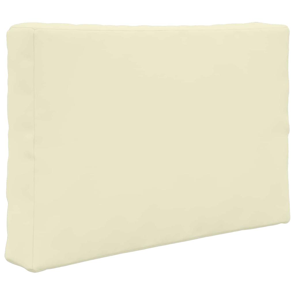 Outdoor Sofa Cushion 2 Pcs Cream Polyester