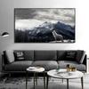 Canvas Painting Snow Mountain Cool Wolf Poster Wall Art Picture Wall Decor Prints Art For Living Room Home Decor Frameless Gifts